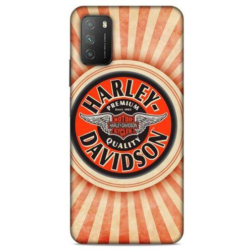 Xiaomi Poco M3 Uyumlu Kılıf Motorsiklet (43) Thin Fit Kılıf Harley