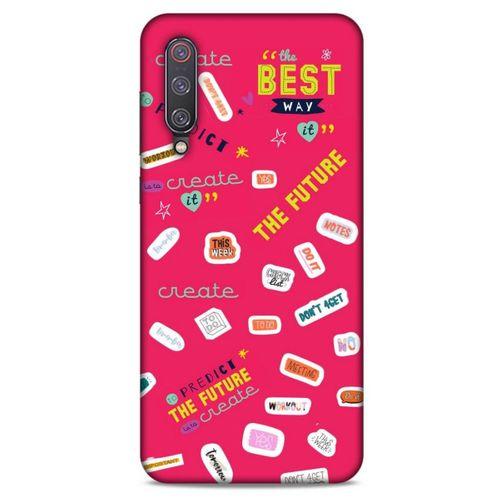 Xiaomi Mi 9 Uyumlu Kılıf Pembe Delisi (44) Tough Armor Kılıf Writing