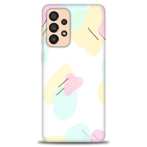 Samsung Galaxy A33 5G Kılıf HD Baskılı Kılıf - Renkler Çubuklar + Tam Ekran Koruyucu