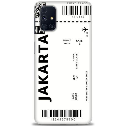 Samsung Galaxy M51 Kılıf HD Baskılı Kılıf - Jakarta + Tam Ekran Koruyucu