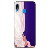 Samsung Galaxy A30 Kılıf Depresyon (17) Tasarım Kılıf Fıstık Yeşili