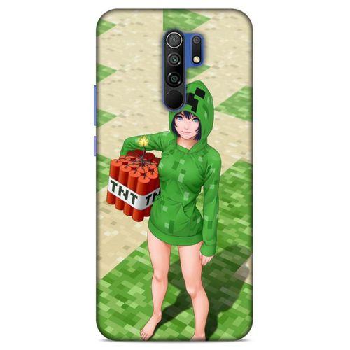 Lopard Xiaomi Redmi 9 Uyumlu Kılıf PiXel (33) Hybrid Kılıf TNT Girl
