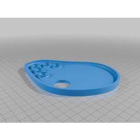 Boya Paleti 3D Baskı (Bu ürün Sadece Plastik parçadır - Almadan Önce Soru Sorabilirsiniz)