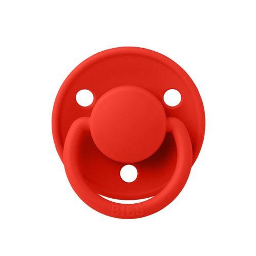 Eğitici Çocuk Bibs De Lux Silikon Emzik 0-36 Ay Candy Apple