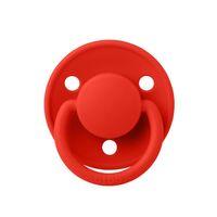 Eğitici Çocuk Bibs De Lux Silikon Emzik 0-36 Ay Candy Apple