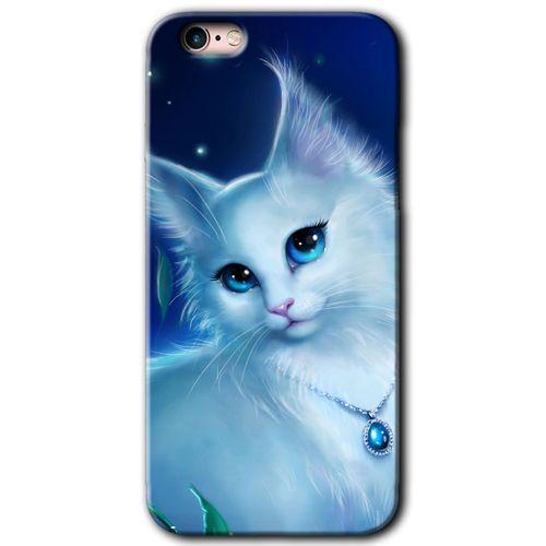 iPhone 6 Plus Kılıf HD Desen Baskılı Arka Kapak - Cat Glance