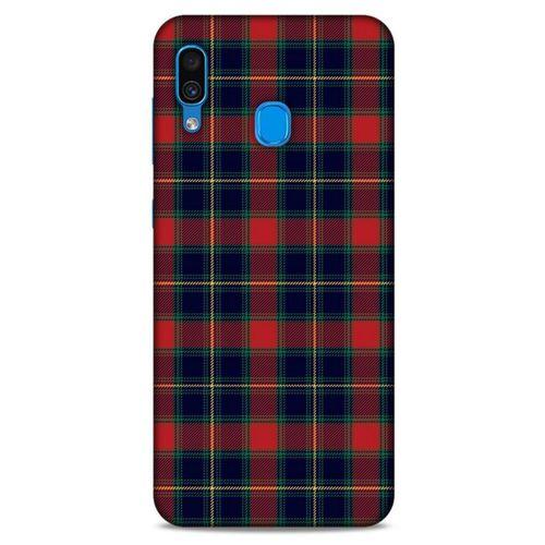 Gömlek (33) Desenli Silikon Kapak Telefon Kabı Samsung Galaxy A30 Kılıf