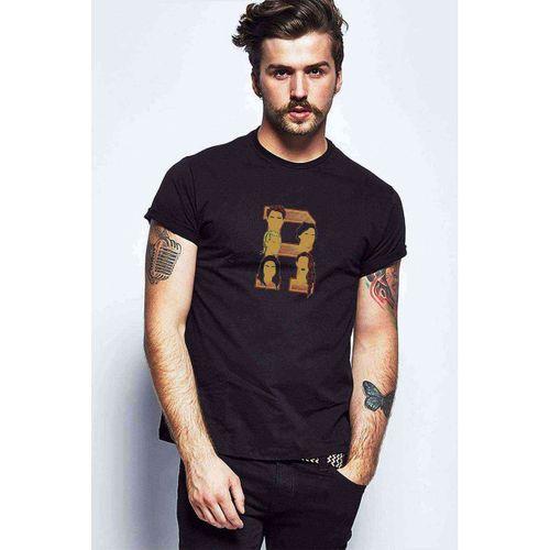 Riverdale R Head Baskılı Siyah Erkek Tshirt