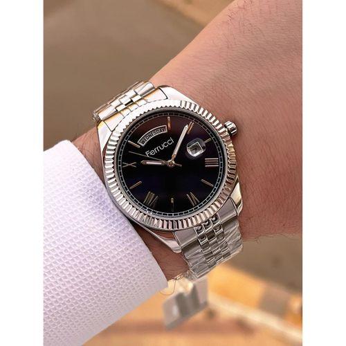 Ferrucci Nişan Ve Takım Elbiselere Özel Takvimli Kadran 2 Yıl Garantili Spor Erkek Kol Saati J3623.1