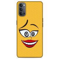 Emojix (79) Oppo Reno 4 Kılıf Silikon Kapak Desenli