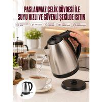 Çelik Su Isıtıcı Kettle Dayanıklı Paslanmaz Çelik Uzun Ömürlü
