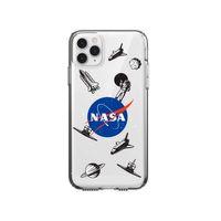 iPhone 11 Pro Nasa Desenli Premium Şeffaf Silikon Kılıf