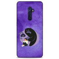 Oppo Reno 2 Kılıf Depresyon (41) Tank Kılıf Koyu Yeşil Pembe