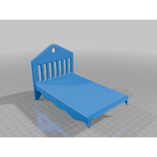 Mouse için Dollhouse Yatak 140mm (Bu ürün Sadece Plastik parçadır - Almadan Önce Soru Sorabilirsiniz)