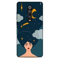 Xiaomi Mi 9T Kılıf Depresyon (26) Tpu Silikon Kılıf Açık Kahverengi