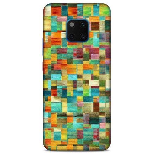 Lopard Huawei Mate 20 Pro Uyumlu Kılıf Soyut Sanat (50) Desenli Shockproof Kılıf