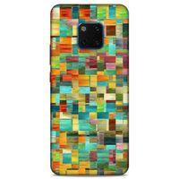 Lopard Huawei Mate 20 Pro Uyumlu Kılıf Soyut Sanat (50) Desenli Shockproof Kılıf