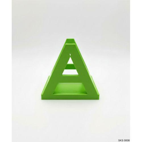 Yeşil A Harf Seklinde Mini Dekoratif Saksi Ismine Ozel Bas Harf Tasarim 75 Cm Masa Ustu Ofis Dekoru