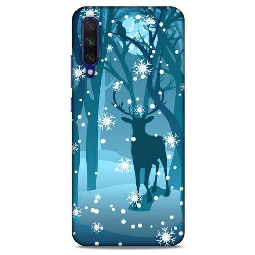 Xiaomi Mi A3 Kılıf Snowix (28) Arka Kapak Mavi Koyu