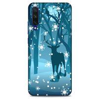 Xiaomi Mi A3 Kılıf Snowix (28) Arka Kapak Mavi Koyu