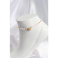 Pembe Renk Boncuklu Nazarlı Göz Figürlü Halhal