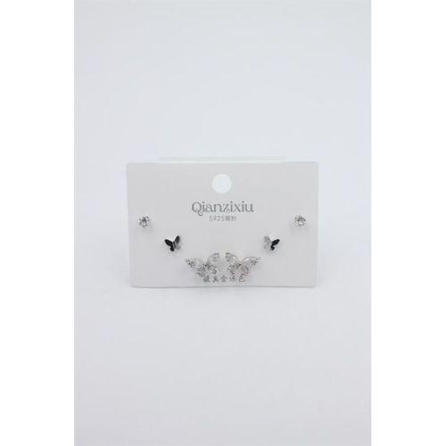 Çoklu Set Küpe - Gümüş