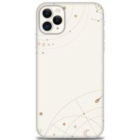 iPhone 11 Pro Max Kılıf HD Baskılı Kılıf - Yıldız Haritası + Tam Ekran Koruyucu