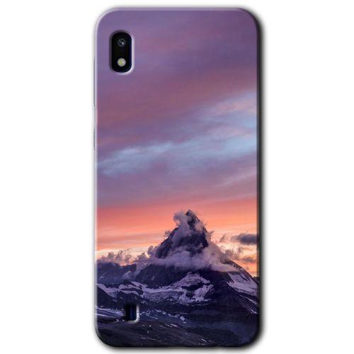MRCİLETİSİM MRCİLETİSİM Samsung Galaxy A10 Kılıf HD Desen Baskılı Arka Kapak + Temperli Cam - Zirve