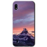MRCİLETİSİM MRCİLETİSİM Samsung Galaxy A10 Kılıf HD Desen Baskılı Arka Kapak + Temperli Cam - Zirve