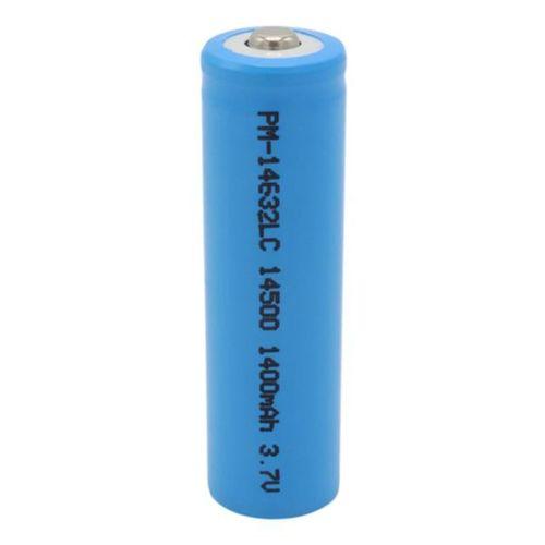 PowerMaster PM-14632 LC 14500 3.7 Volt 1400mAh Şarj Edilebilir EL Feneri Pili (AA Pil İle Aynı Boyutta)