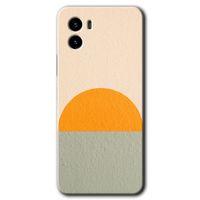 Vivo Y15s Kılıf HD Desen Baskılı Arka Kapak - Color Wall + Kırılmaz Cam