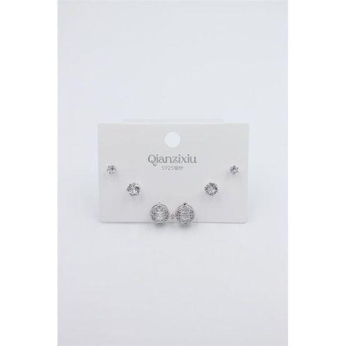 Çoklu Set Küpe - Gümüş