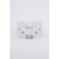 Çoklu Set Küpe - Gümüş