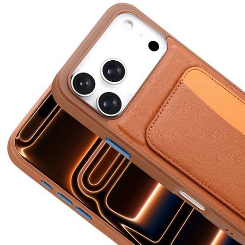 Apple iPhone 17 Pro Max Kılıf Kartlıklı Zore X-Kart Silikon Kapak