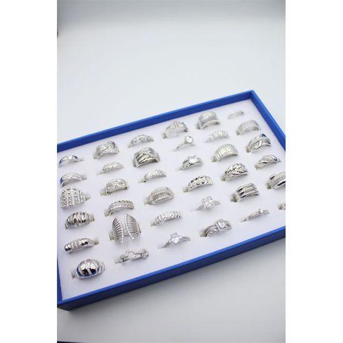 36'lı Xuping Yüzük Seti - Gümüş