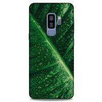 Lopard Samsung Galaxy S9 Plus Uyumlu Kılıf Bahar (31) TPU Kılıf Nemli Yaprak