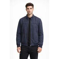 Erkek Regular Fit Mevsimlik Hakim Yaka Süet Spor Mont BGL-ST05333