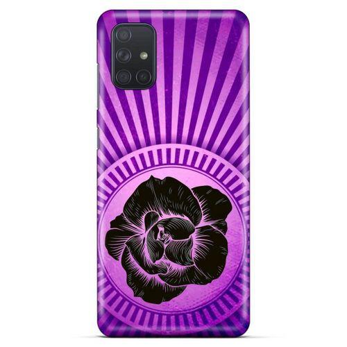 Lopard Samsung Galaxy M51 Uyumlu Kılıf Tattoo's (35) Fit Design Kılıf Gül Dövmesi