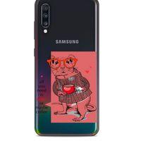 Zoologix (31) Samsung Galaxy A9 2018 Şeffaf Kılıf Silikon Desenli