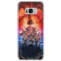 Samsung Galaxy S8 Kılıf Sranger Things Arka Kapak Koruma Desenli Full Koruyucu