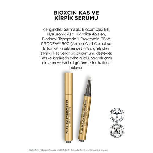 Bioxcin Kolajen ve Hyaluronik Asit İçerikli Kaş ve Kirpik Serumu 3 ml