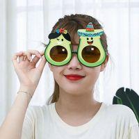 Hawaii Temalı Avokado Gözlük