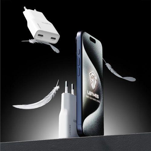 Lenyes LCH15-EU TC-TC Type-C to Type-C GaN Teknolojili PD Hızlı Şarj Özellikli Şarj Seti 20W