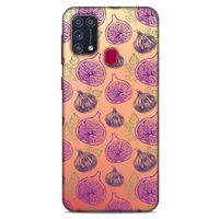 Frutix İncir 01 Samsung Galaxy M31 Kılıf Desenli Silikon