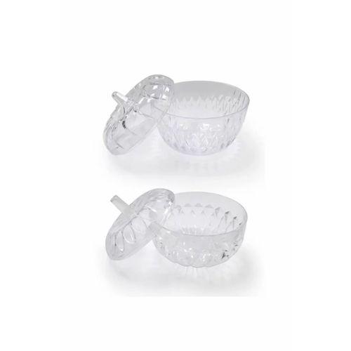 2'Li Mika Dekoratif Şekerlik Lokumluk Seti