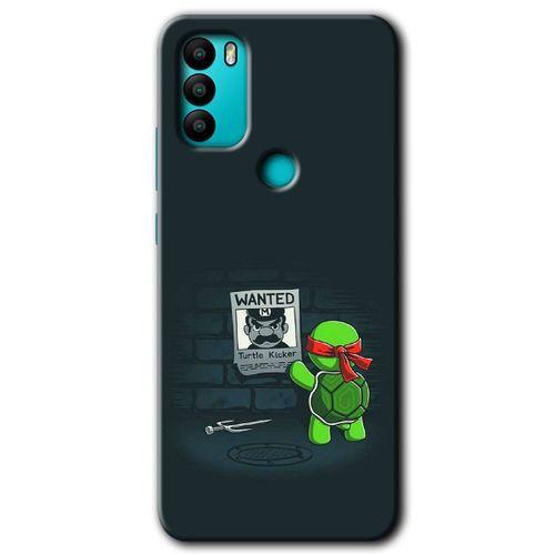 General Mobile GM 21 Plus HD Baskılı Kılıf + 9D Tam Ekran Koruyucu - Kaplumbağa Avcısı