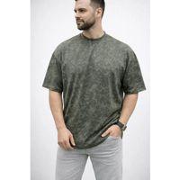 Erkek Premium Tişört OSY Yumuşak Dokulu Yıkamalı Oversize T-Shirt - Haki