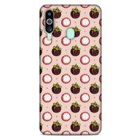 Frutix Mangosteen 03 Samsung Galaxy M40 Kılıf Desenli Silikon