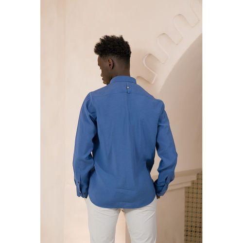 Dorss Yaka Düğmeli Yazlık İnce Tiril Tiril  %100 Modal Slimfit Gömlek