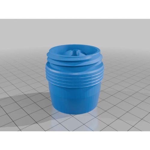 37mm Flare Smoke Bottom3 6 2 3D Baskı